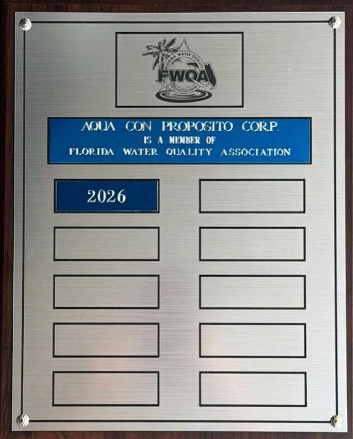 Miembros de la Florida Water Quality Association